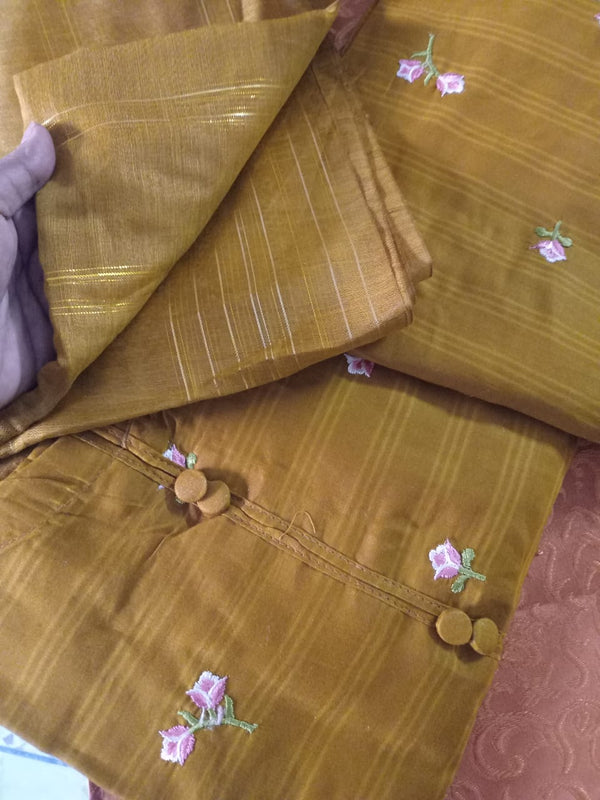 Cotton premium embroided