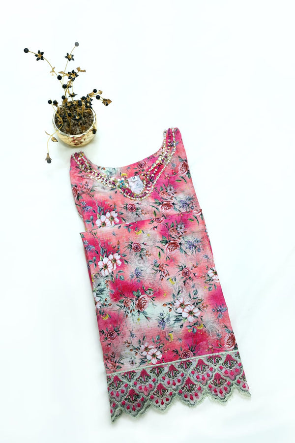 Elegant Floral Two-Piece