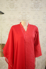 Red Three-Piece Suit